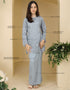 KIDS BAJU KURUNG PAHANG ELINA (POWDER BLUE)